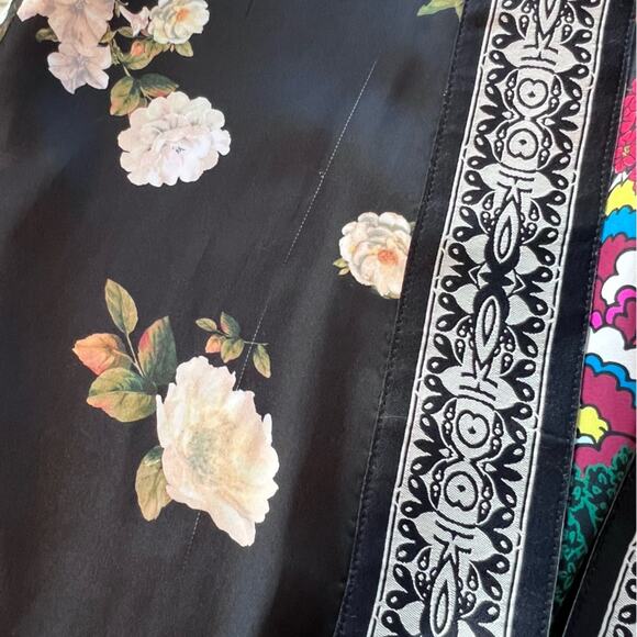 Alice + Olivia Dottie Reversible Floral Kimono Sz XS/S - Picture 7 of 7